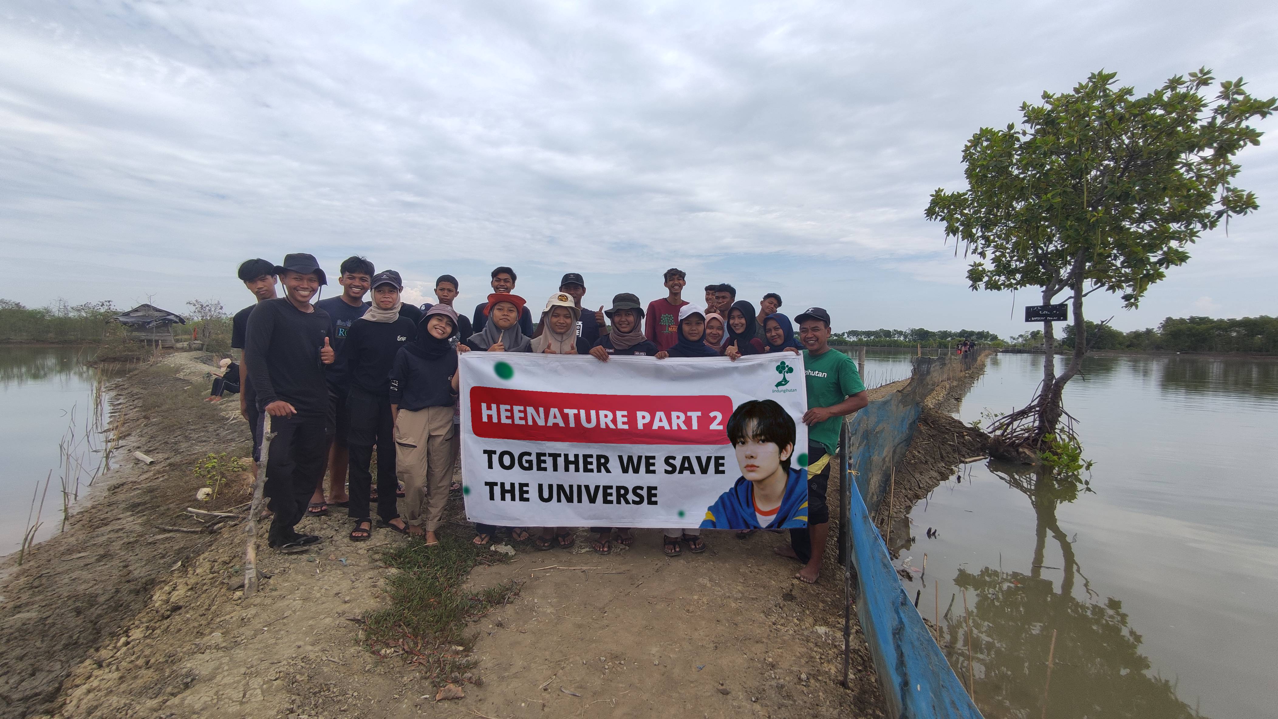 Dokumentasi kegiatan Heenature part 2 di Kendal, Jawa Tengah.